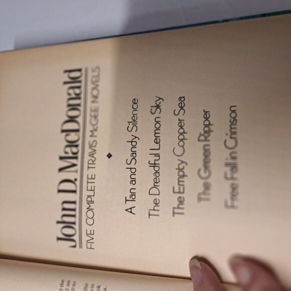 John D. MacDonald Book Five Complete Travis McGee Novels Hardcover - Picture 5 of 9